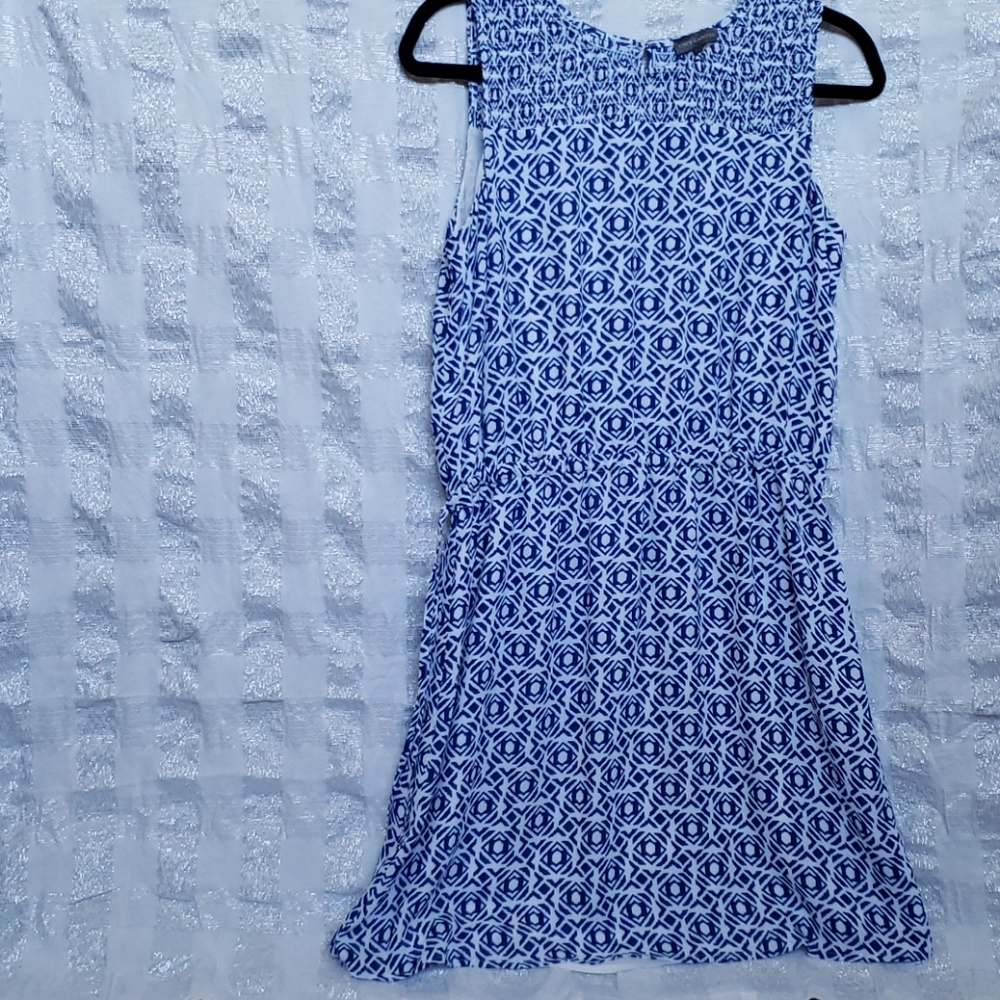 Vince Camuto blue sleeveless dress